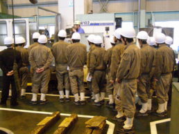 機械工場見学