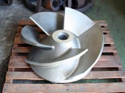 Stainless-cast-steel impeller