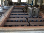Mounting table of heat treatment furnace
